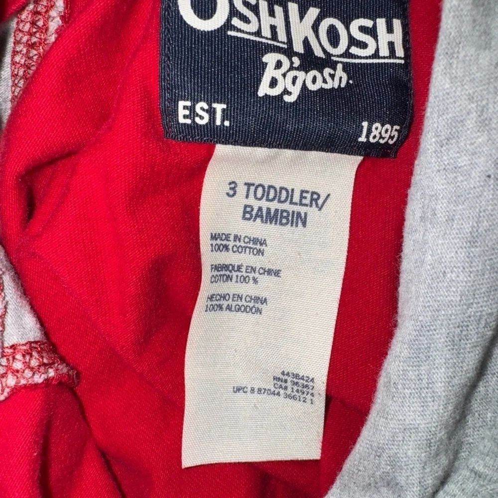 Oshkosh B’gosh Boys 3T Football Hooded Pullover
